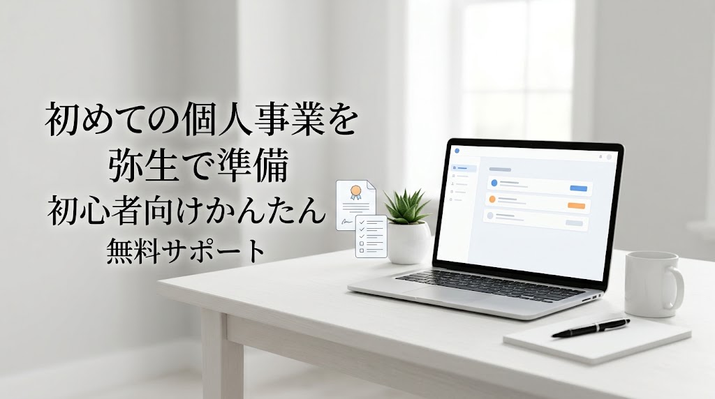 個人事業を始めるには何をする?初心者向け開業準備の流れ